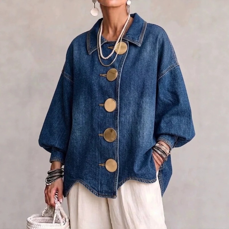 Winter Clothing Pk - Veste en jean pour femme, automne-hiver,